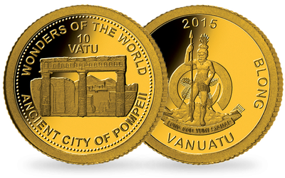 Monnaie de 10 Vatu en or 